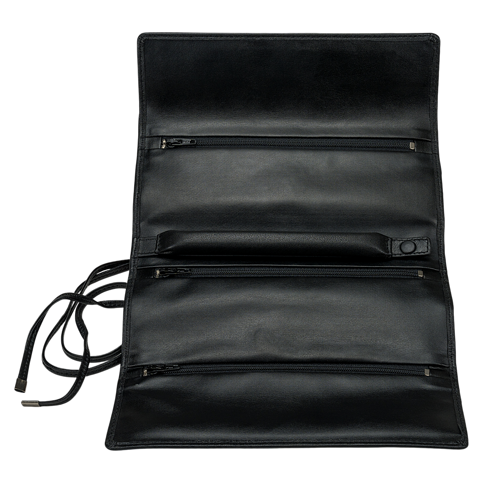 Jewelry roll nappa / black (full cowhide)