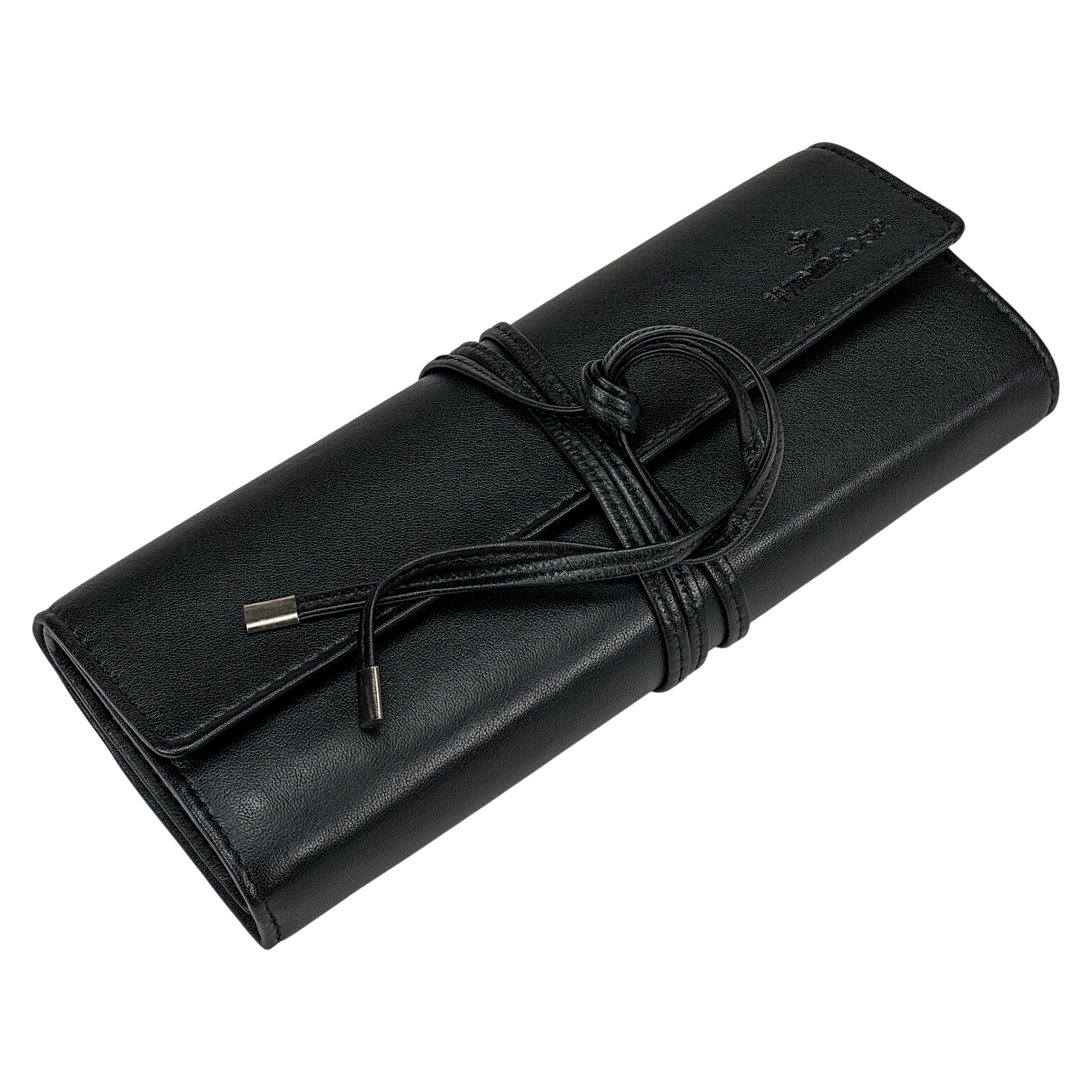 Jewelry roll nappa / black (full cowhide)