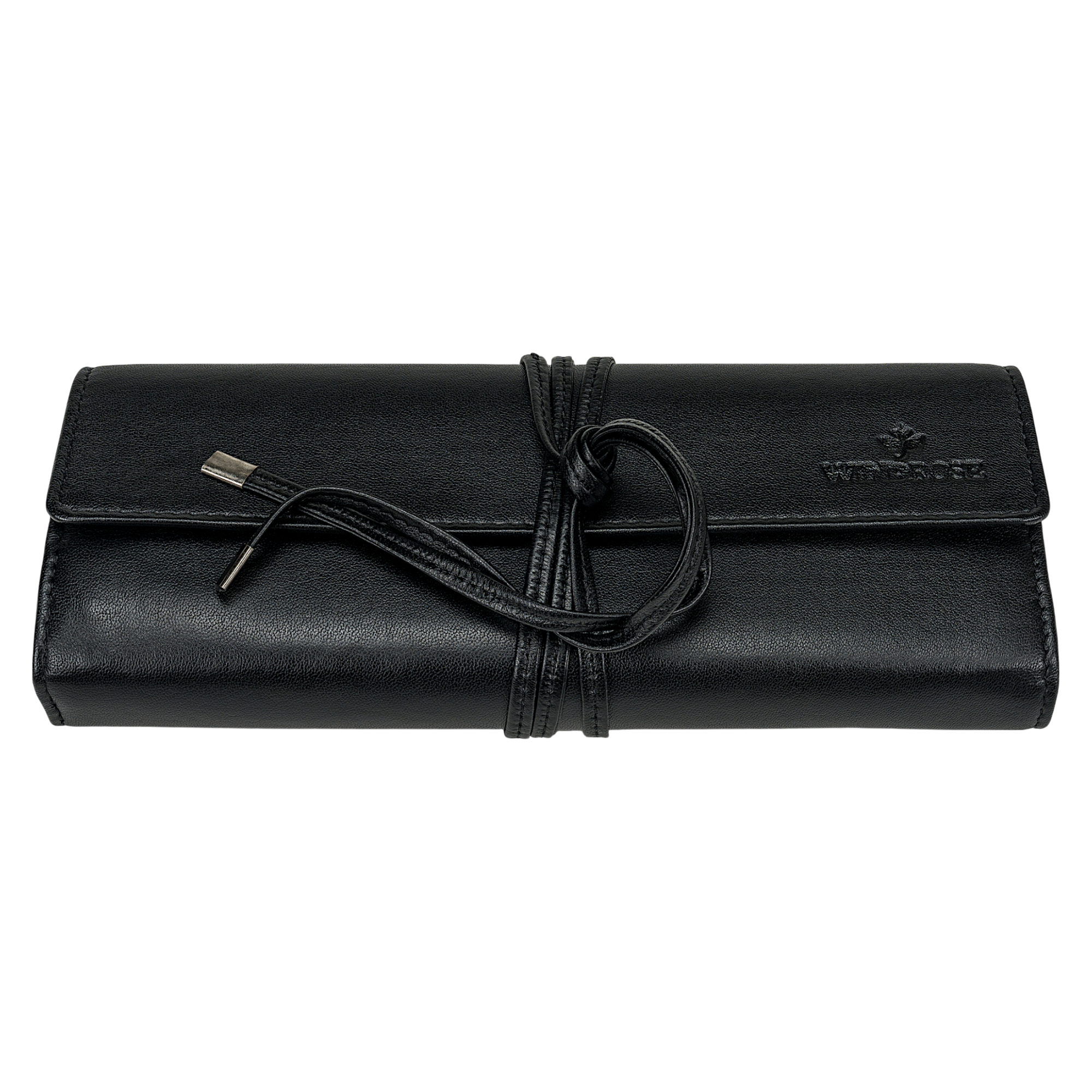 Jewelry roll nappa / black (full cowhide)