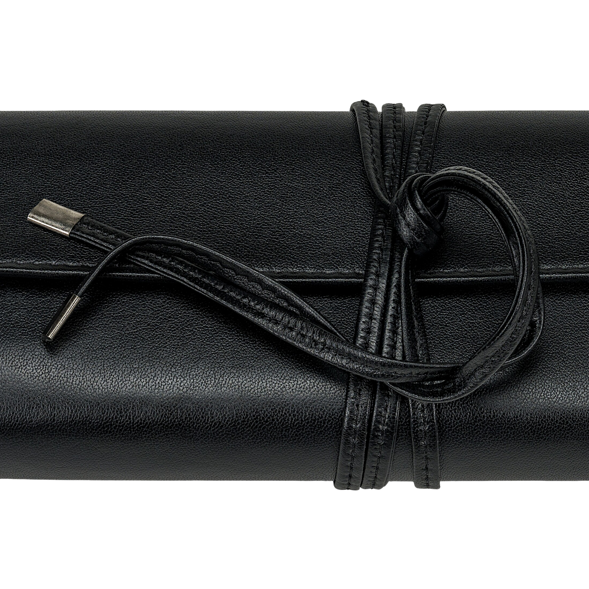 Jewelry roll nappa / black (full cowhide)